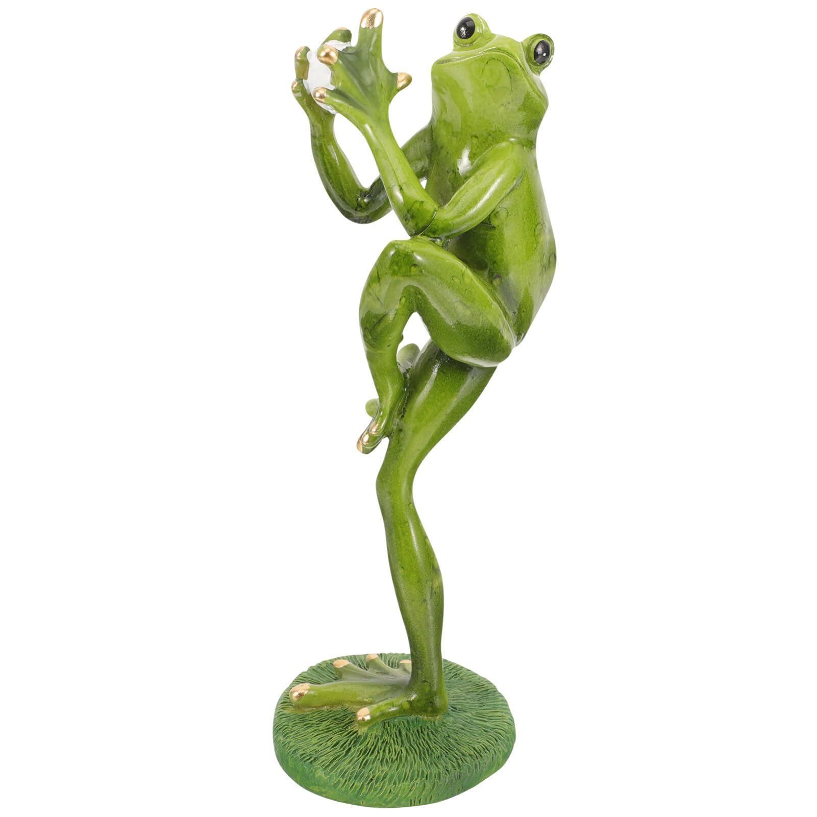 Amazon.co.jp: SEWACC スポーツ7カエル7置物7野球7カエル7像7